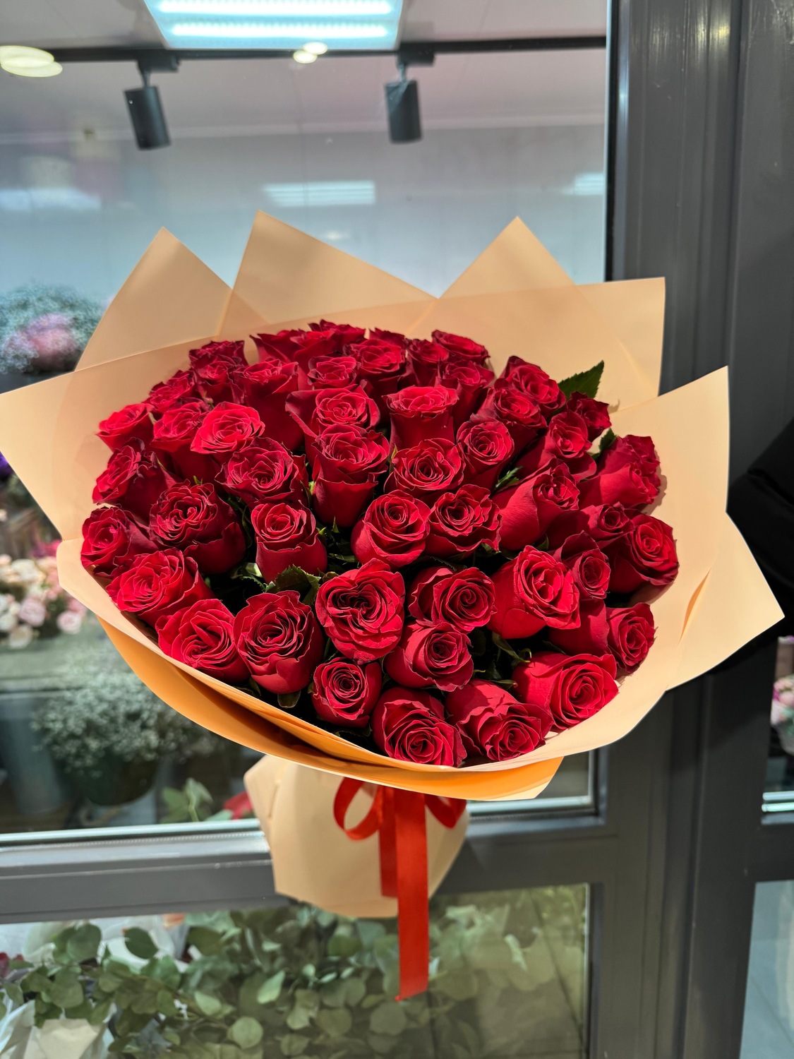 АКЦИЯ 51 роза(50 см)